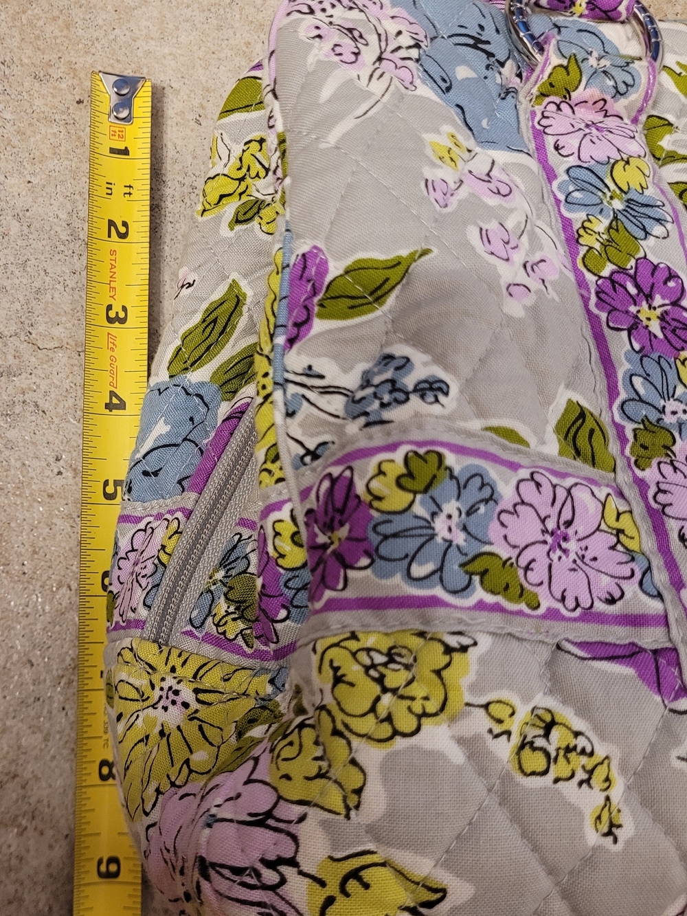 Vera Bradley Retired Pattern "Watercolor" Floral Pattern Tote - Picture 2 of 7